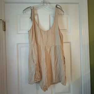 American Eagle Outfitters Beige Jumpsuit